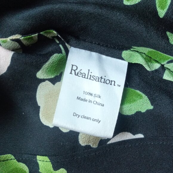 Realisation Par The Stephanie Silk Dress in Moonflower - Picture 5 of 5